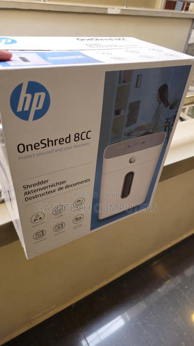 Hp Oneshred 8cc Shredder Cross-Cut Shredder - main view