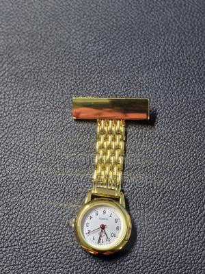 Metallic Gold Nurse Watch – Elegant Practical - thumbnail 2