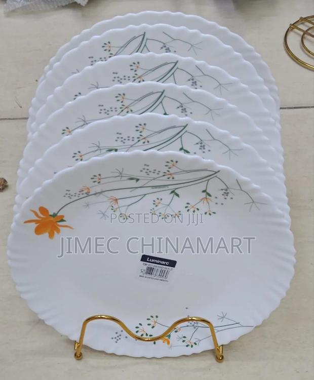 Set of 6 Luminarc Ziva Peach Plates - main view