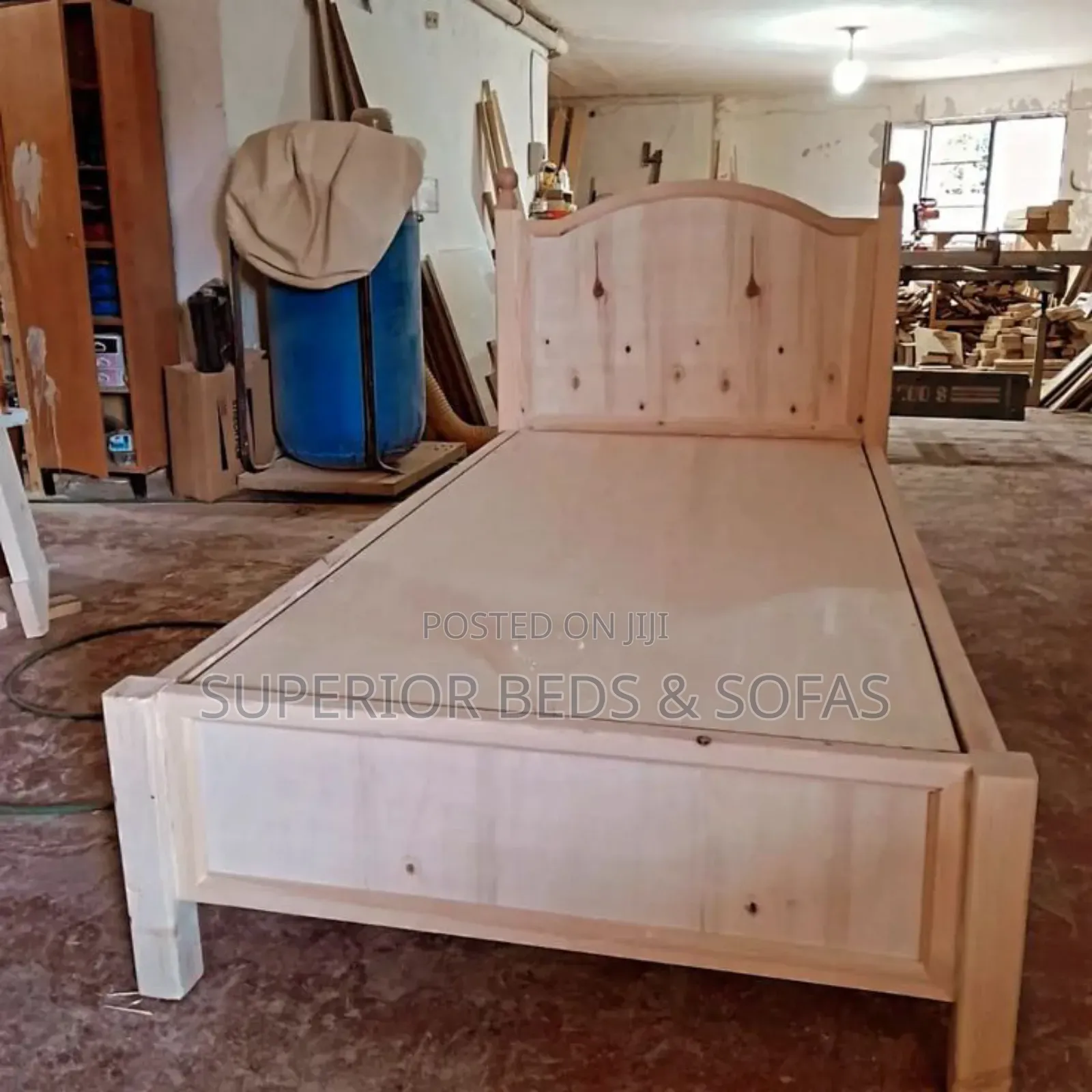 Solid 3 by 6 Panel Bed
Solid