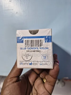 Monofil Nylon Suture 3/0 – Reverse Cutting, Premium Quality