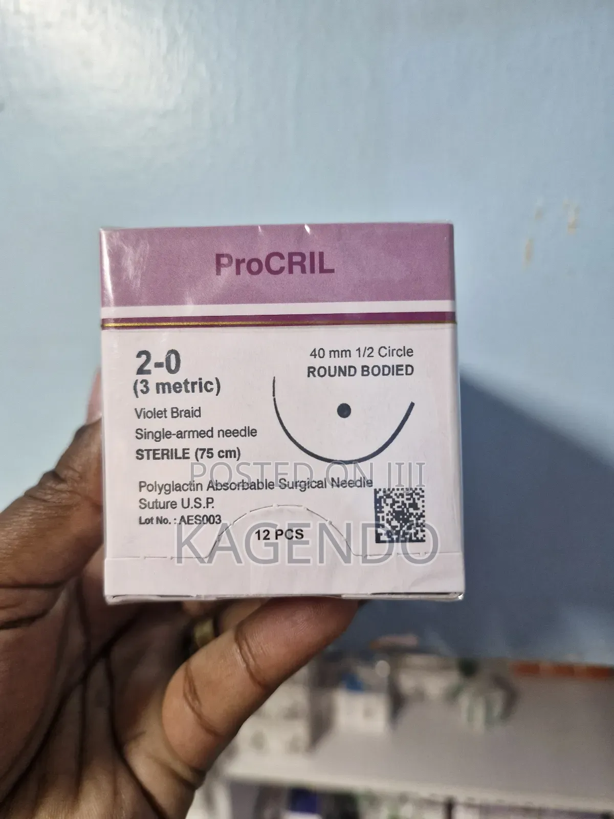 Polyglactin 2-0 Absorbable Sutures – Round Bodied