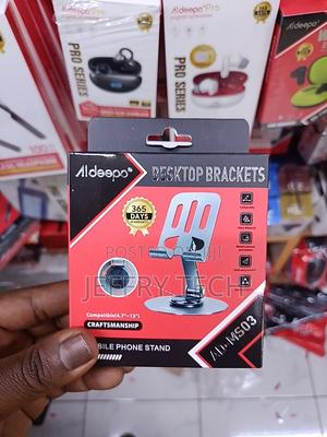 Aldeepo 360 Degrees Desk Phone Holder, Adjustable Design, Flexible - thumbnail 2