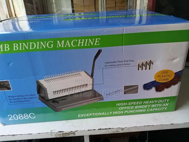 Heavy Duty Comb Binding Machine 2088c - thumbnail 3
