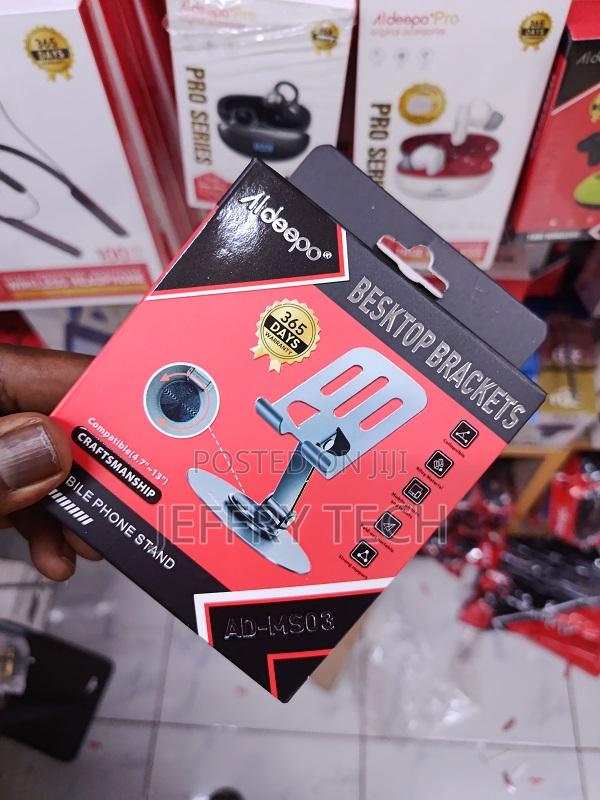 Aldeepo 360 Degrees Desk Phone Holder, Adjustable Design, Flexible - thumbnail 3