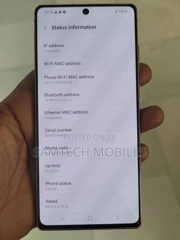 Samsung Galaxy Note 20 5G 256 GB Rose Gold - thumbnail 5