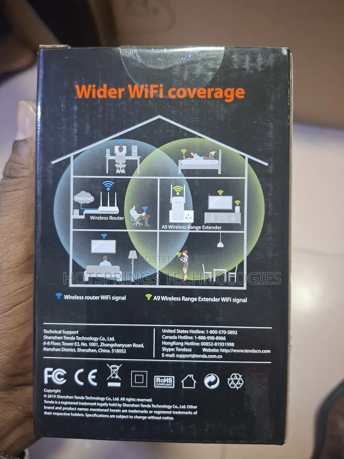 Tenda Wireless N300 Universal Range Extender