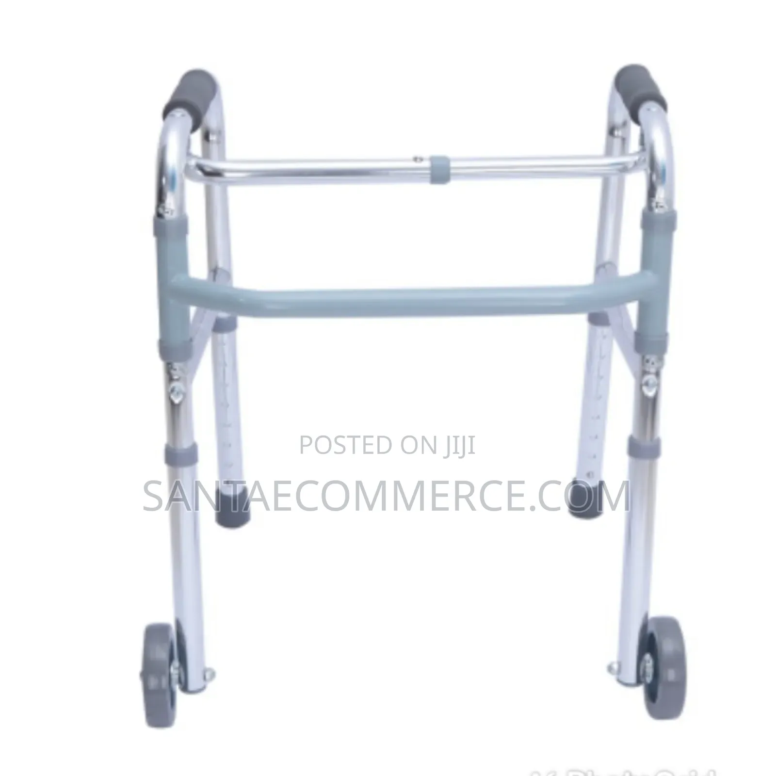 Folding Aluminium Walking Frame With Wheels