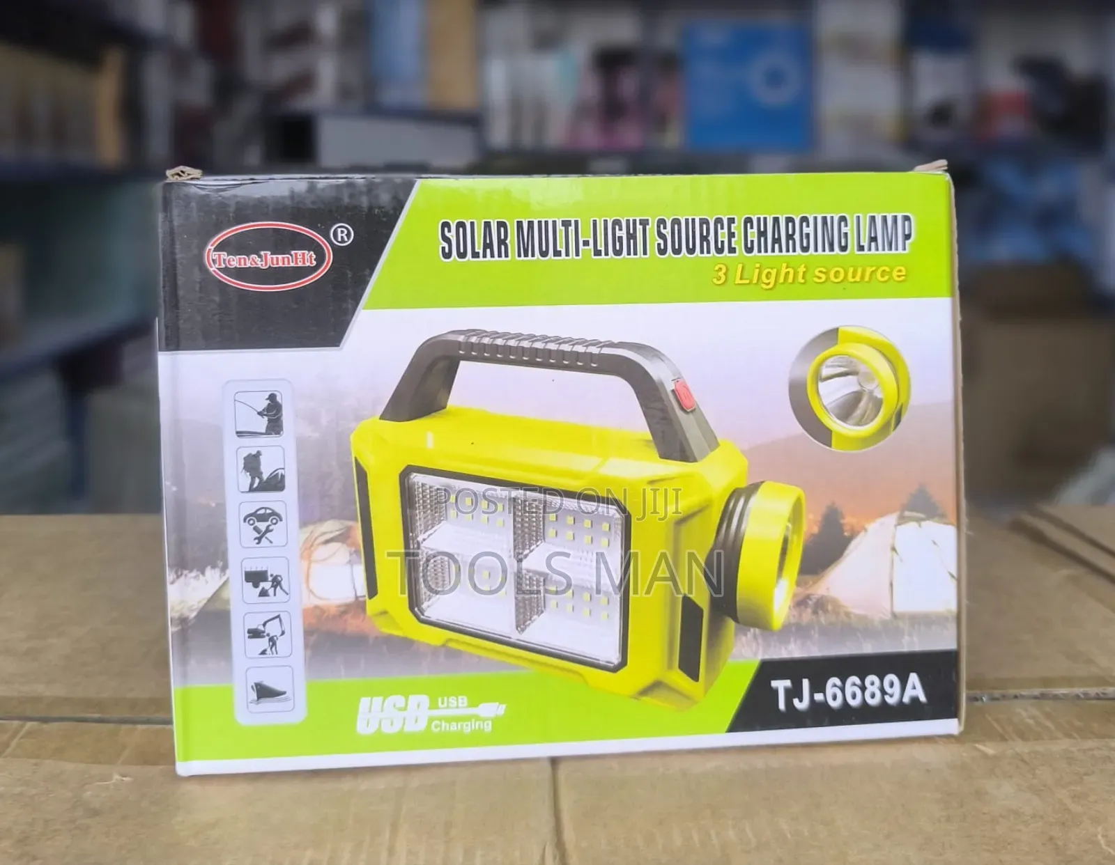 Ten Junht Solar Multi-Light Source Charging Lamp.