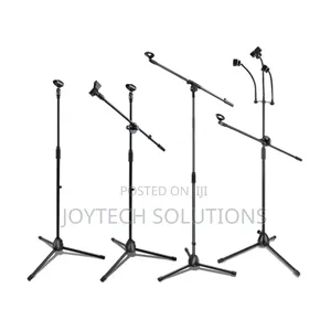 Adjustable Mic Stand Is Perfect for Studio Recording and Band Practice
