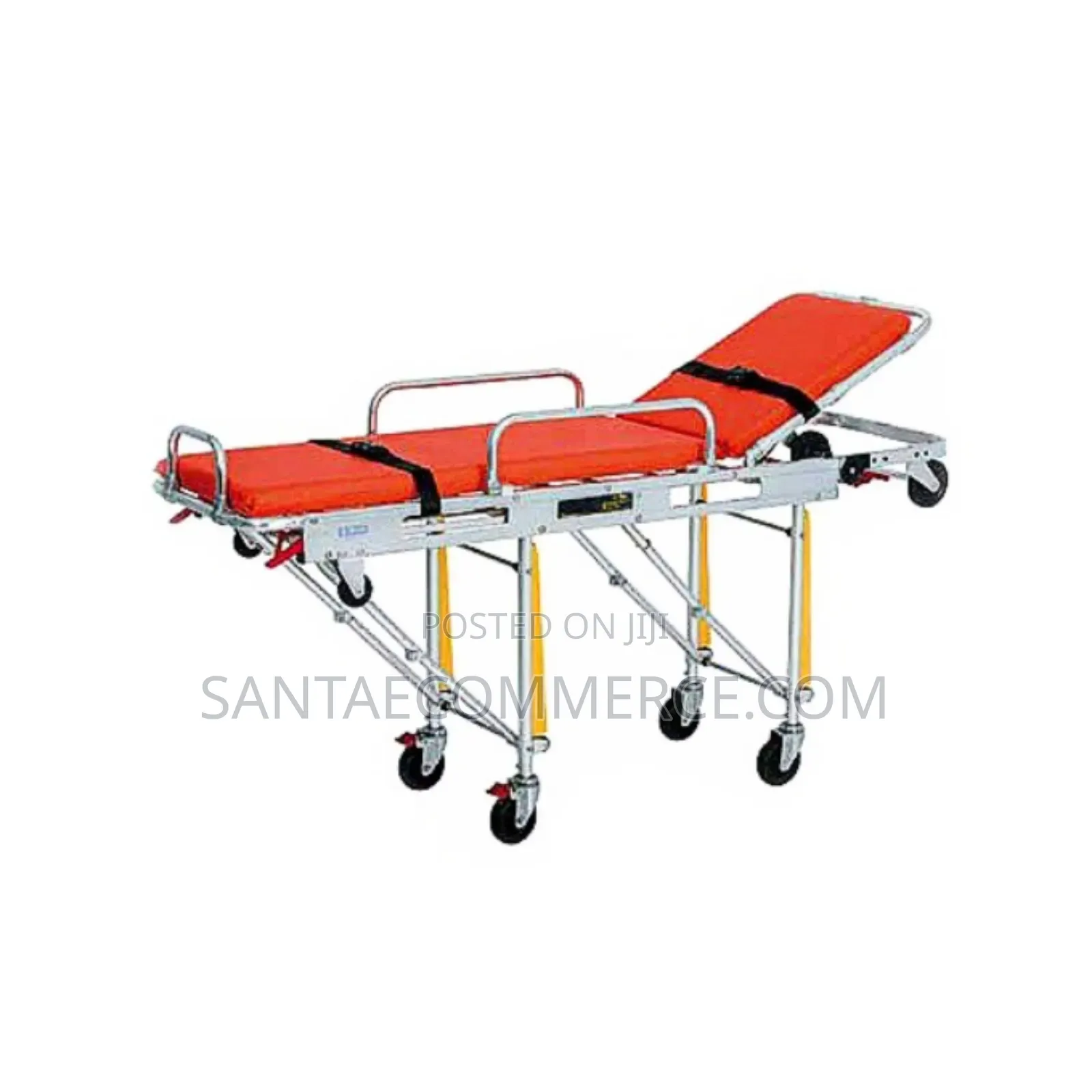 Foldable Ambulance Gurney Stretcher Loading Trolley