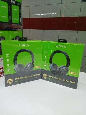 Oraimo Boompop Lite Headphones 65hours Long Playtime- Black - main view