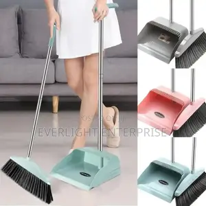 2 in 1 Flexible Broom and Dustpan