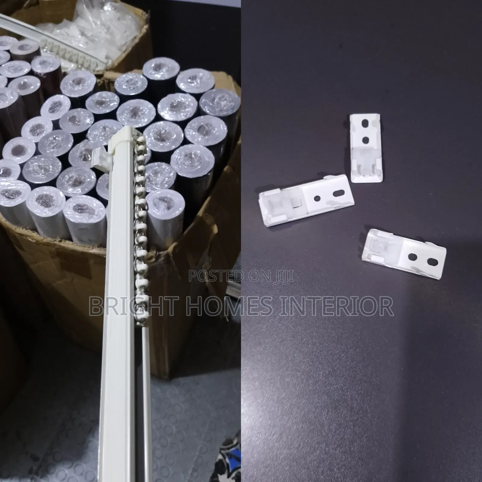 Single Rail Single Curtain Rail With Brackets