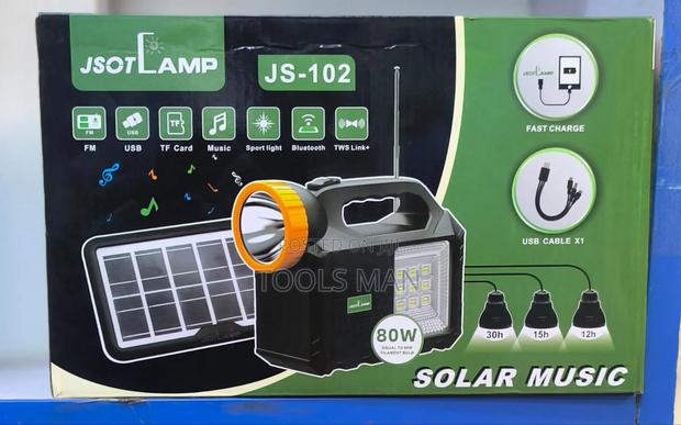 Jsot Lamp Js-102 Solar Lighting System With 3 Bulbs.