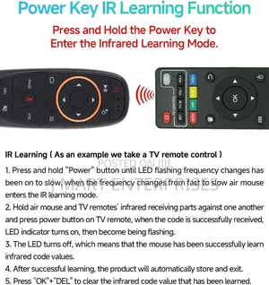Air Mouse Remote Control, 2.4 GHZ Wireless Voice Remote Contro