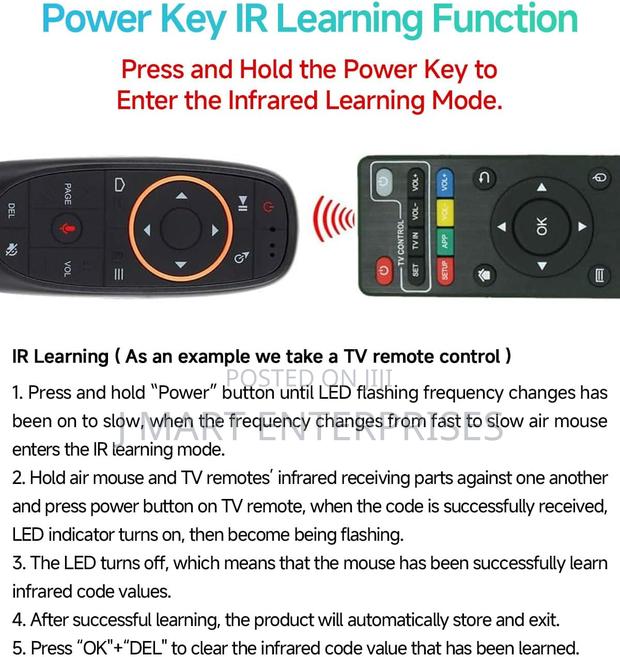 Air Mouse Remote Control, 2.4 GHZ Wireless Voice Remote Contro - thumbnail 5