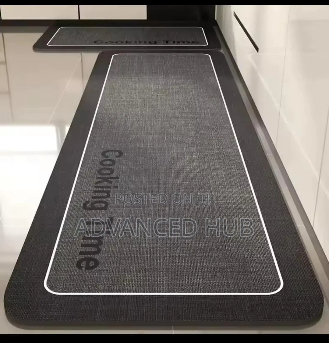 2pc Rubber Bottom Antislip Kitchen Mats