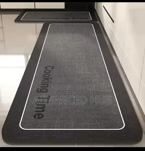 2pc Rubber Bottom Antislip Kitchen Mats