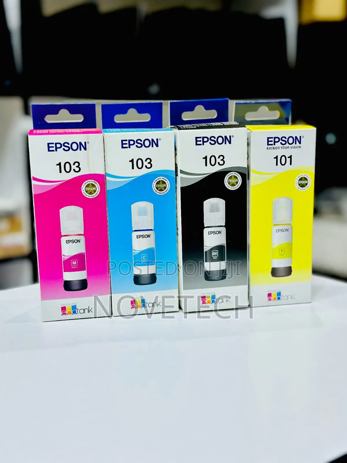 Epson 103 Ink 4-colour Multipack, Black, Magenta, Cyan, Yellow, Large