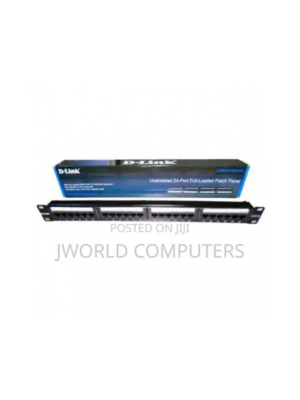 D-Link NPP-C61blk241 Cat6 24-Port Patch Panel