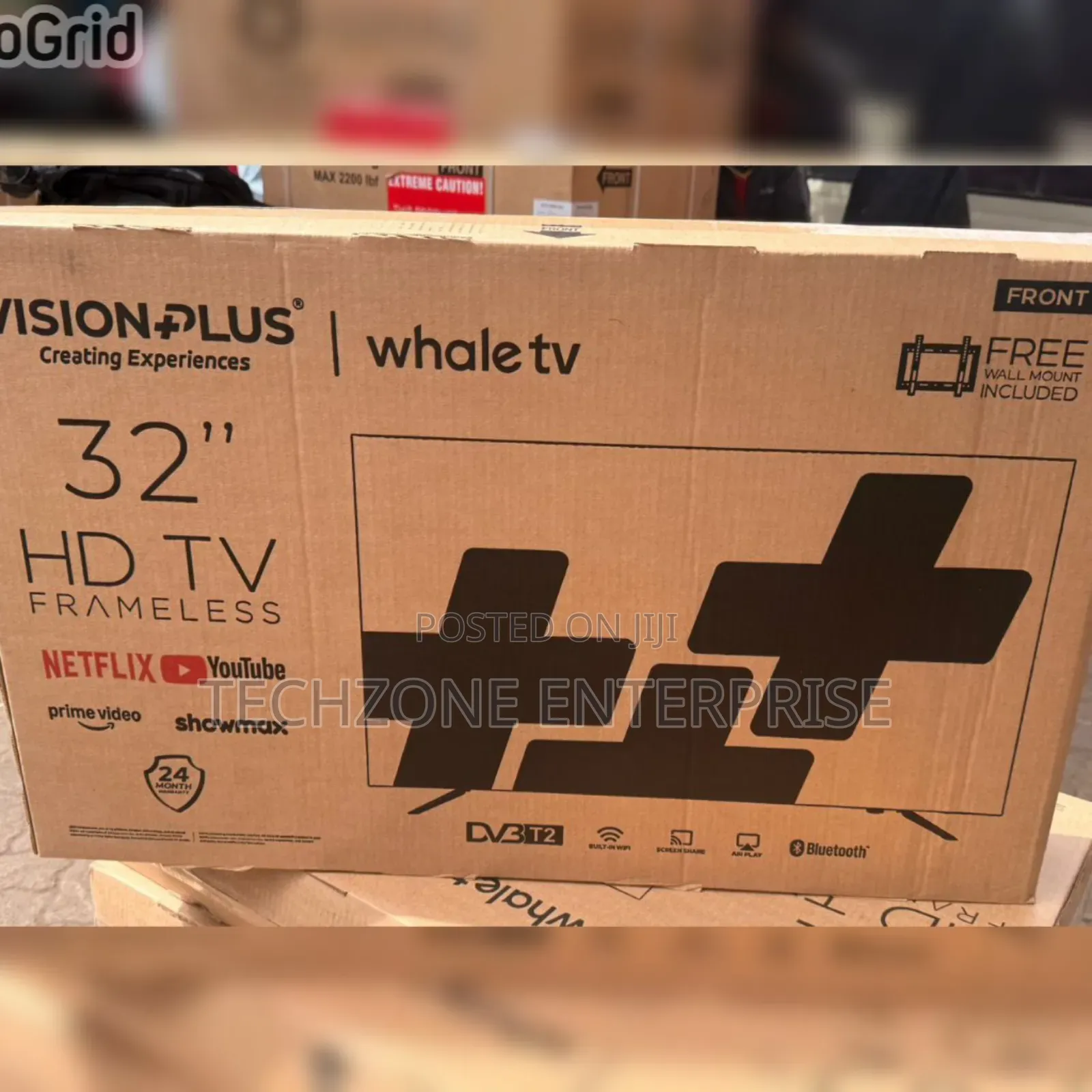 Vision Plus 32′′ Whale Tv With Bluetooth