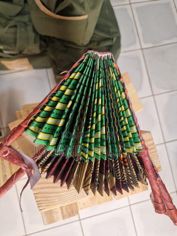 Traditional African Folding Fans: Ankara or Kente