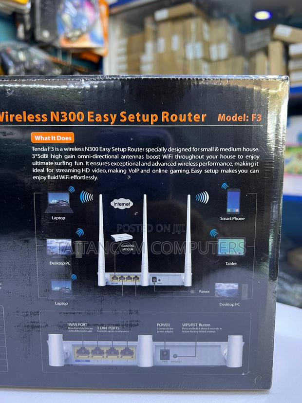 Tenda N300 Router - thumbnail 3