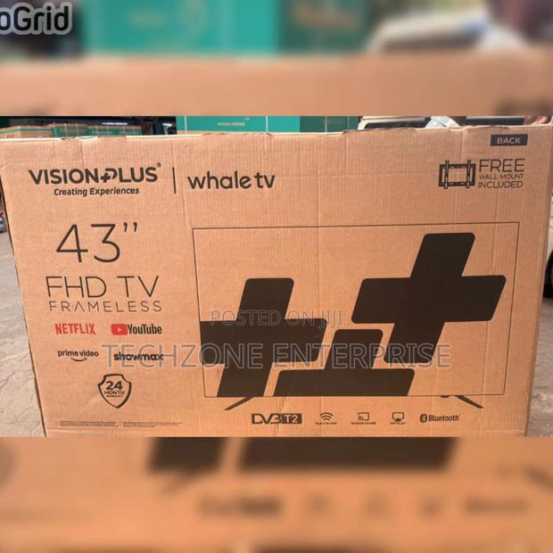 Vision 43′′ FHD Frameless Whale Tv Smart Tv 