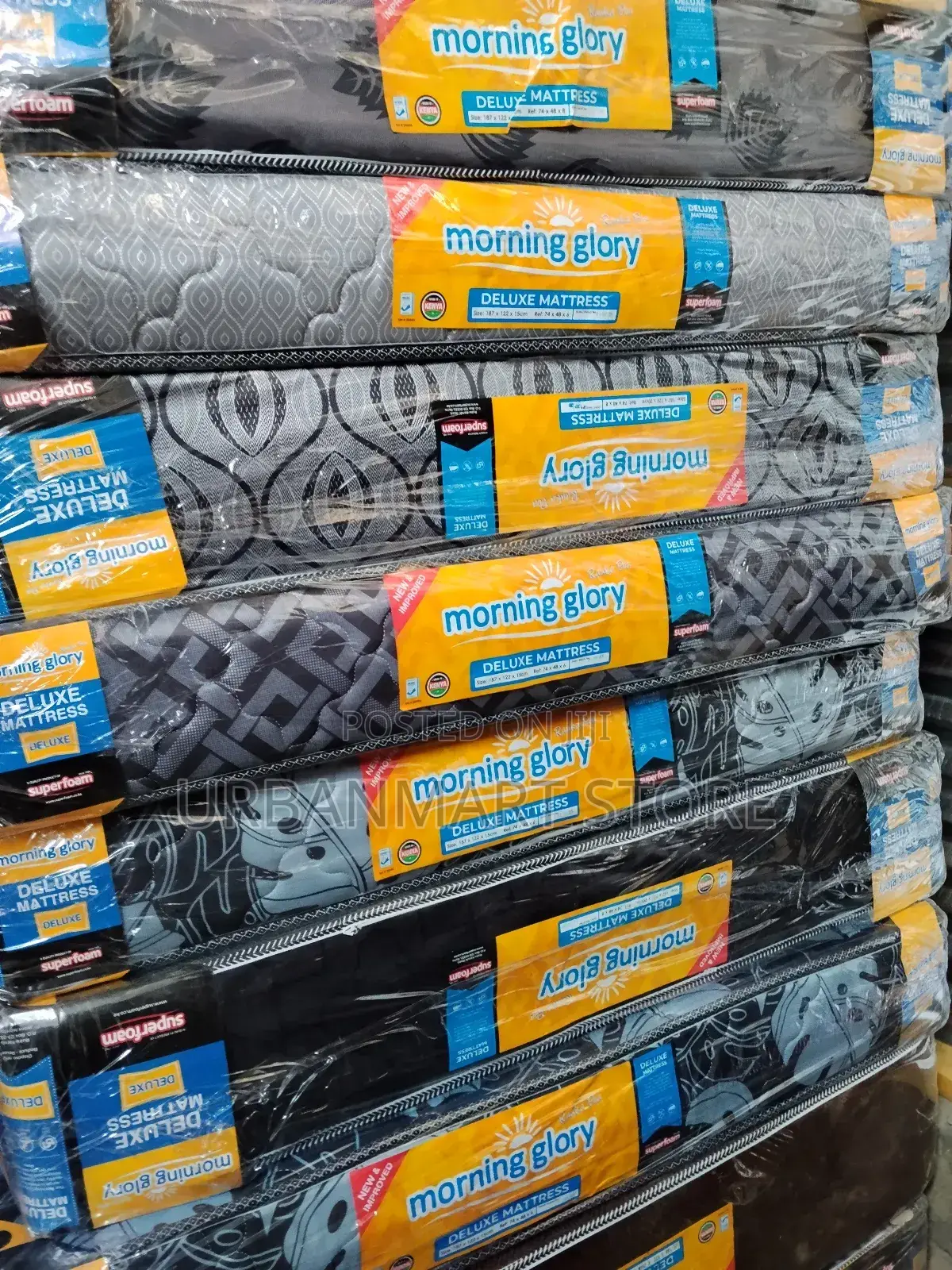 Morning Glory 4x6 Mattress 8" Quilted Top High Density
