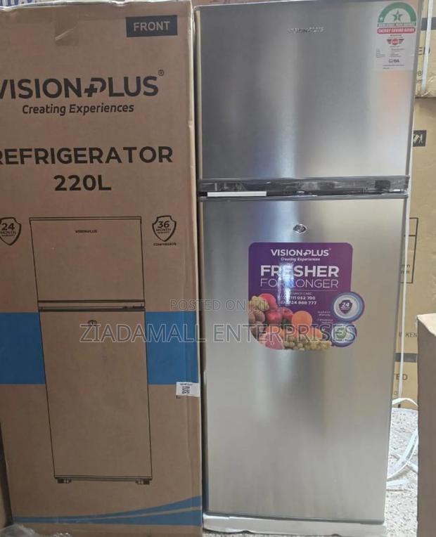 Efficient 220l Vision Double Door Fridge for Every Home