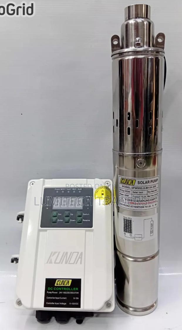 Kunda Solar Pump 250w Head 80 Meters