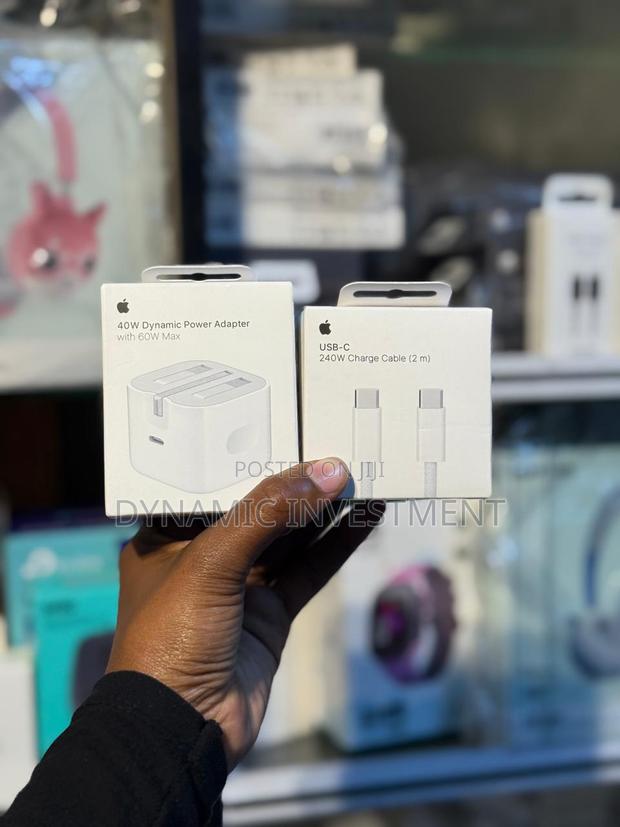 Apple Usb C 40w Power Adapter With Usb C- C 240w Braided Cable (2m) - thumbnail 2