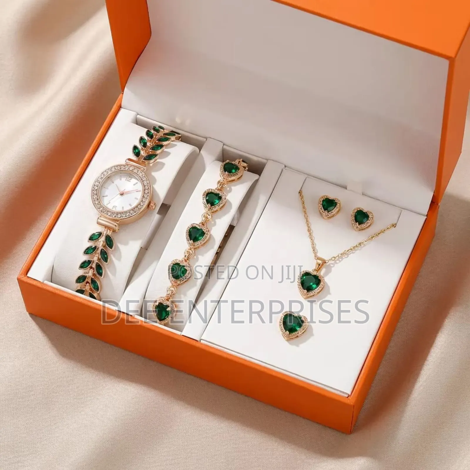 5 Pc Set Elegant Love Heart Ladies Gift Set
