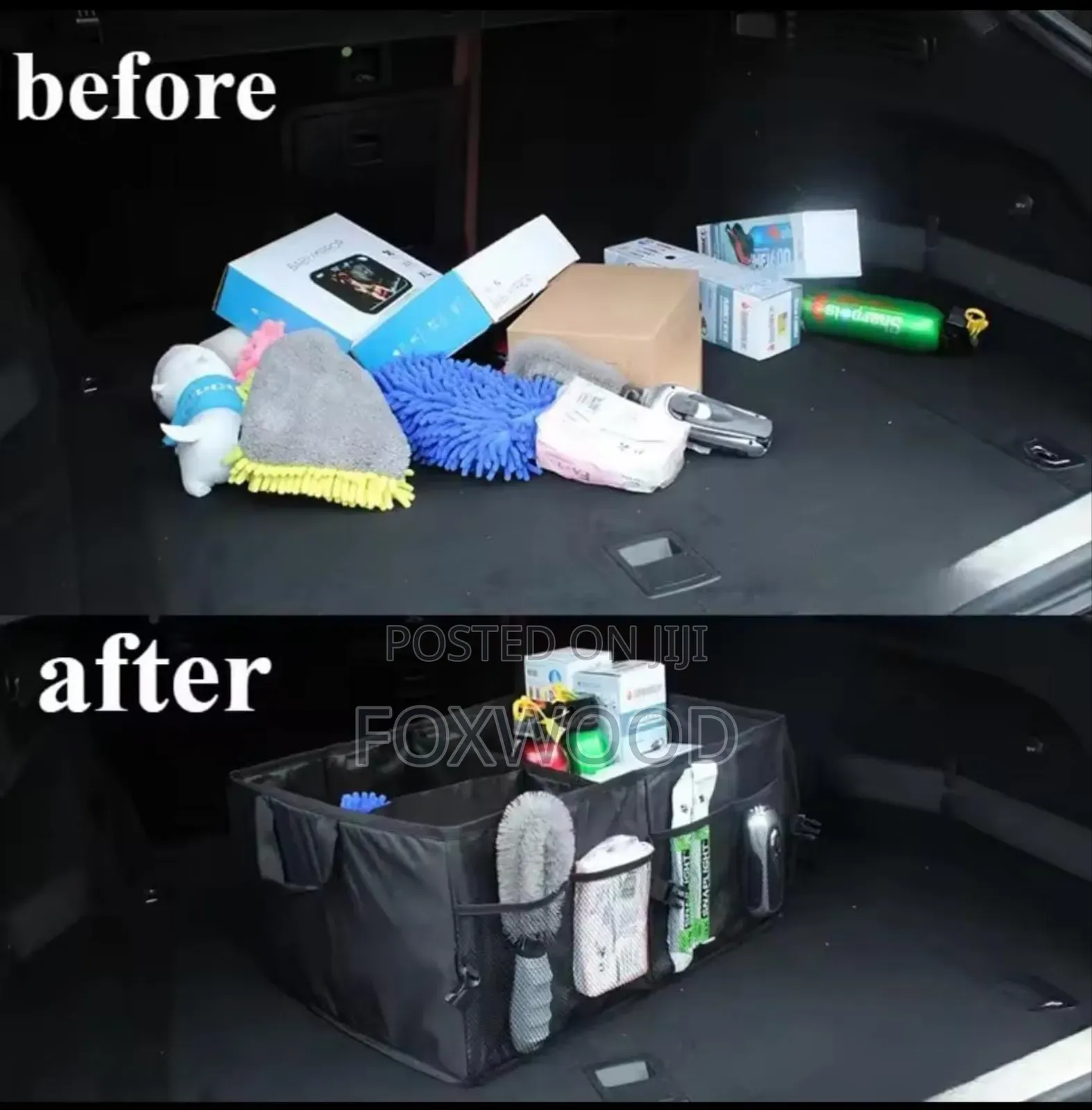 Foldable Premium Car Trunk Boot Organizer