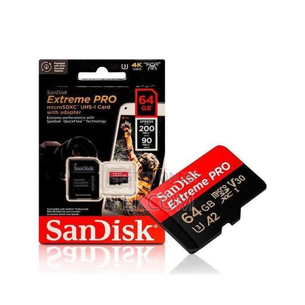 Sandisk 64gb Extreme Pro 200mbps Micro Sd With Adaptor - thumbnail 2