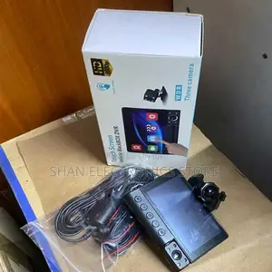 Touch Screen Car DVR Video Recorder C12 Dash 3 Cameras