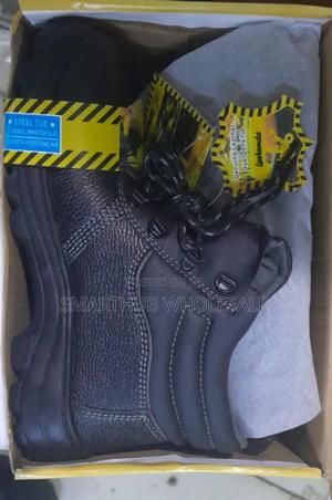Black Safety Boots Available For Size 37-46 - thumbnail 2