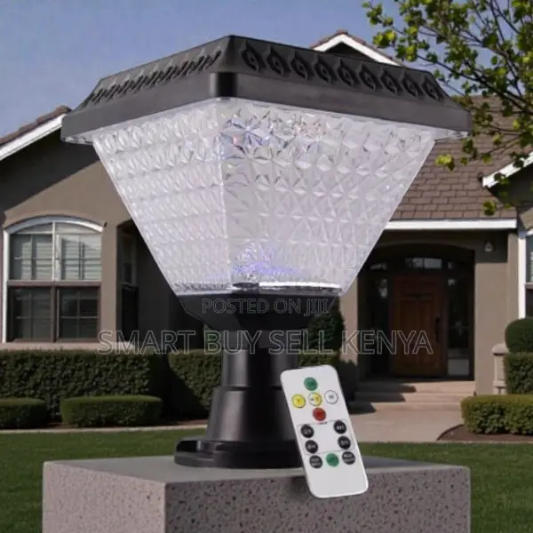 Energy Efficient Solar Garden Post Lamp With Led