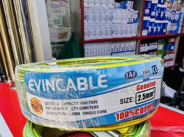 Generic Evincable 2.5mm Single-Core Electrical Cable K9j