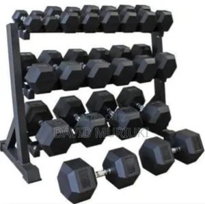 Hexagon Dumbbells(Sold Per Single Hand 10kg