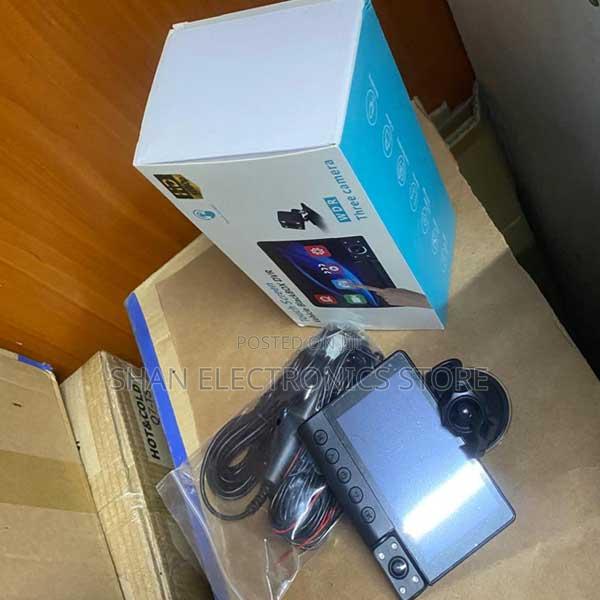 Triple Cameras Dashcam C12 Dash 3cameras (Touch Screen) - main view