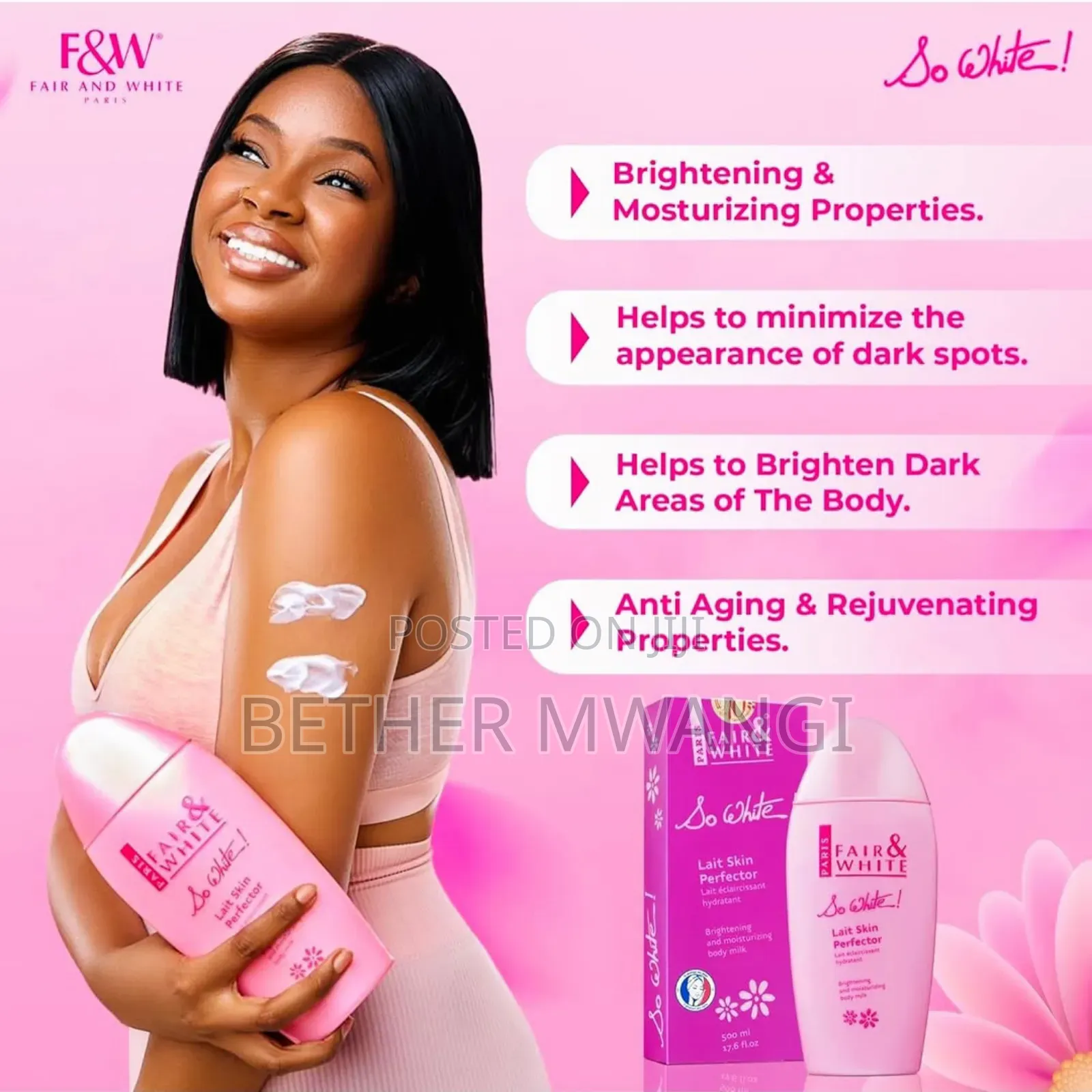 Fair And White So White Lotion In Kenya