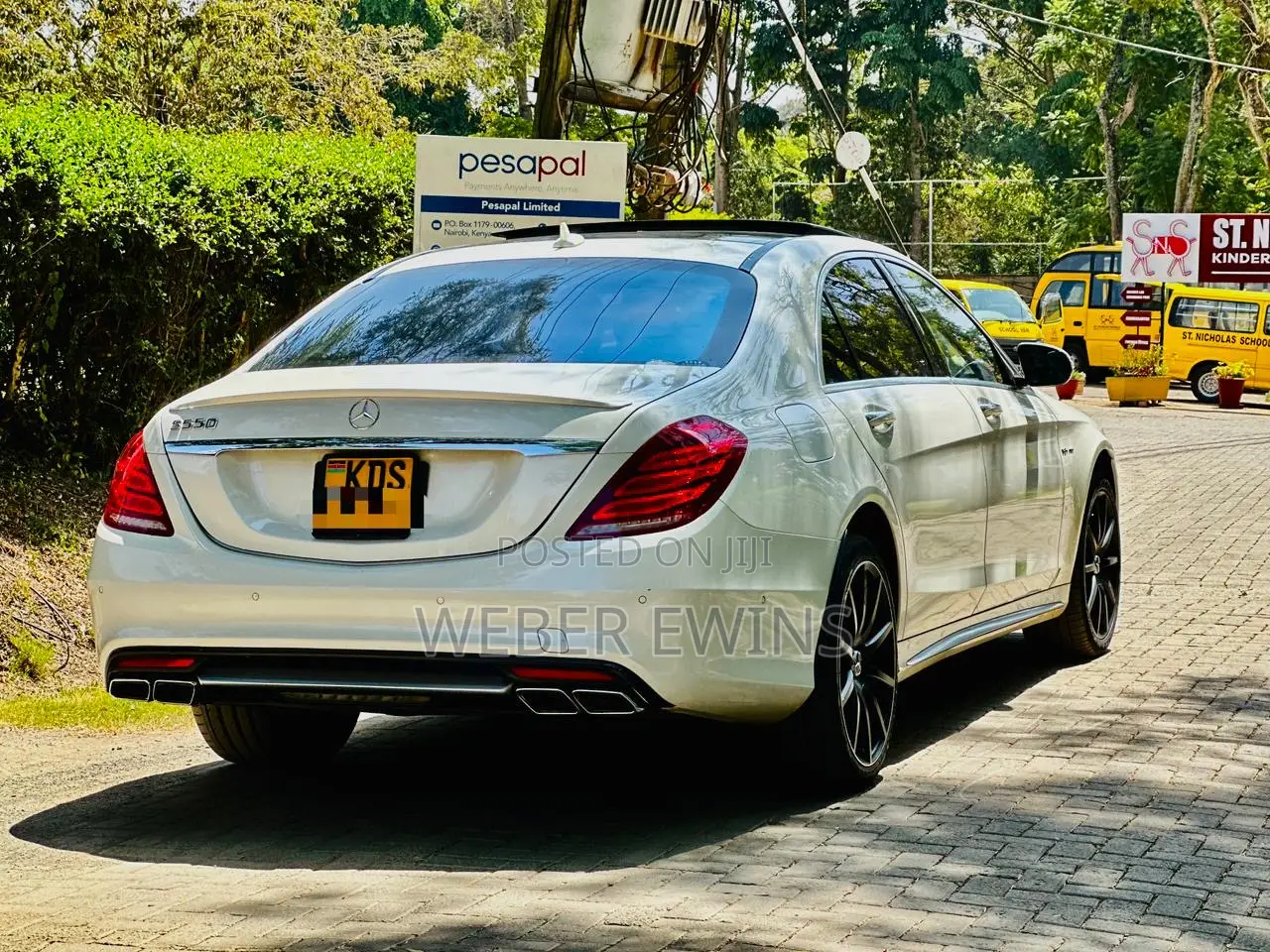 Mercedes-Benz S-Class S 550 4MATIC 2016 White