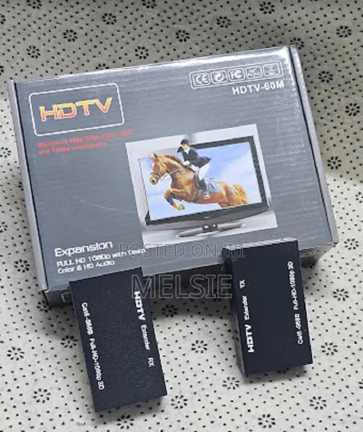 HDTV 60m Hdmi Extender High-Definition 1080p Audio/Video Signals