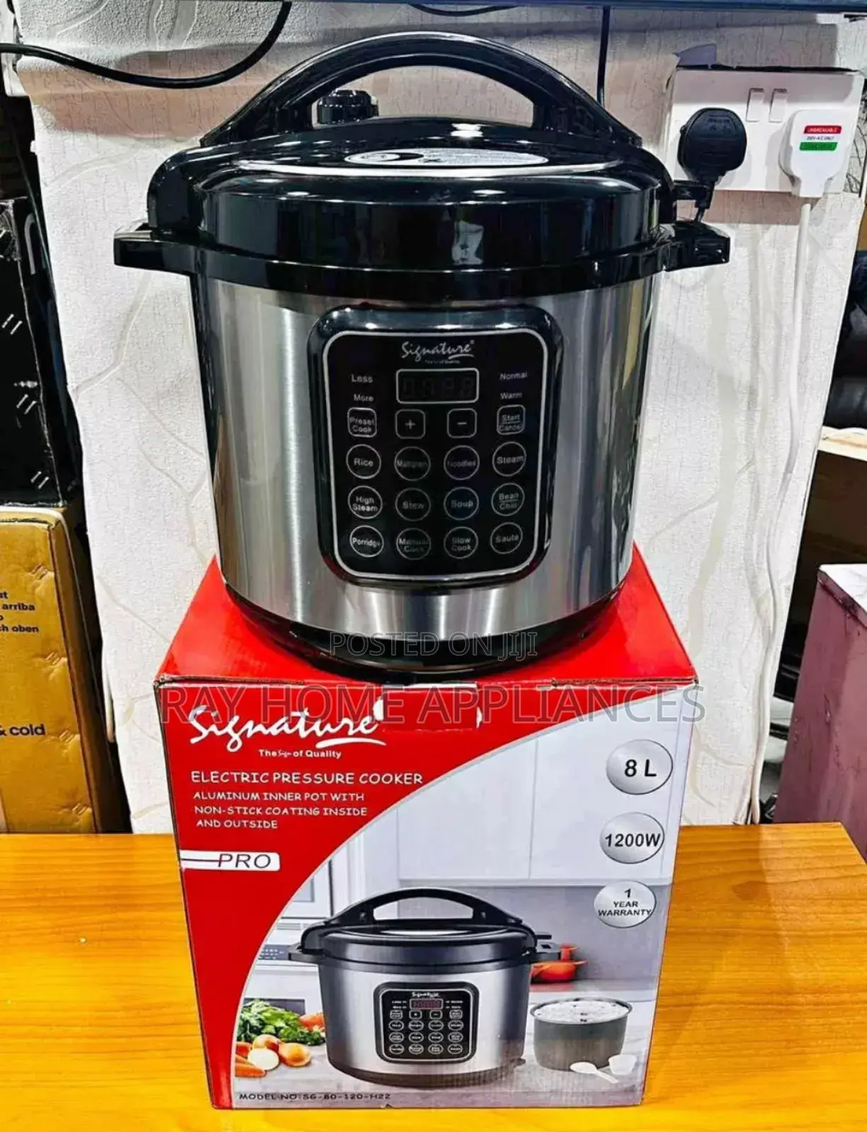 8litres Signature Electric Pressure Cooker