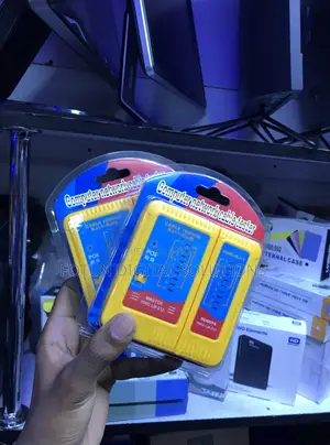 Professional Network Cable Tester - Led Display for Rj45 Rj11 Cables