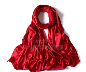Luxury Plain Silk Scarf for Women