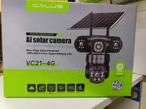 Calus Vc21-4g Ai Solar-Powered Security Camera.