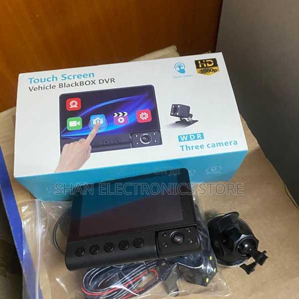 3 in 1 High Definition Car Touch Screen 3 Channel Dash Cam C12